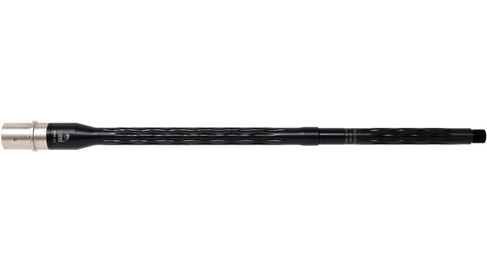 Faxon Firearms Match Series AR-10 Threaded Barrel, .308 Winchester, 20 inch, Flame Fluted, Rifle Length, 1-10 Twist, 5/8x24, Salt Bath Nitride, Black, 10B810R20LMQ-5R-NP3