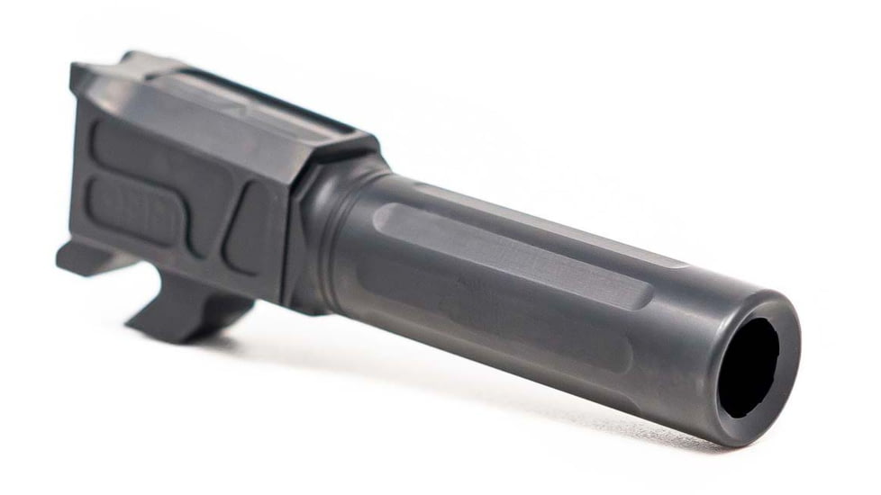 Faxon Firearms Match Series M&amp;P Shield Barrel, 9mm Caliber, 416-R, Nitride, Non-Threaded, Black, M&amp;PB910NSSOQ-N