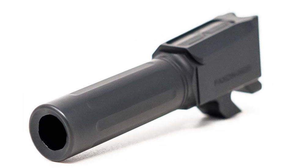 Faxon Firearms Match Series M&amp;P Shield Barrel, 9mm Caliber, 416-R, Nitride, Non-Threaded, Black, M&amp;PB910NSSOQ-N