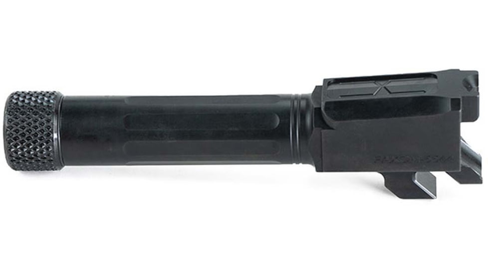 Faxon Firearms Match Series M&amp;P Shield Barrel, 9mm Caliber, 416-R, Nitride, Threaded, Black, M&amp;PB910NSSOQ-T