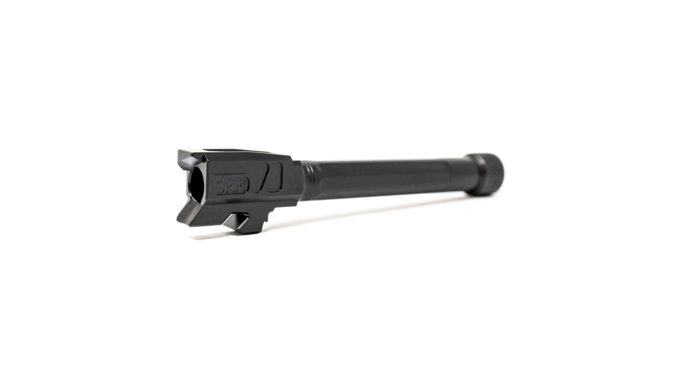 Faxon Firearms Match Straight Fluted Pistol Barrel, Glock, Glock 48, 9mm, 1-10 Twist, 1/2x28, Black, GB910N48SGQ-T