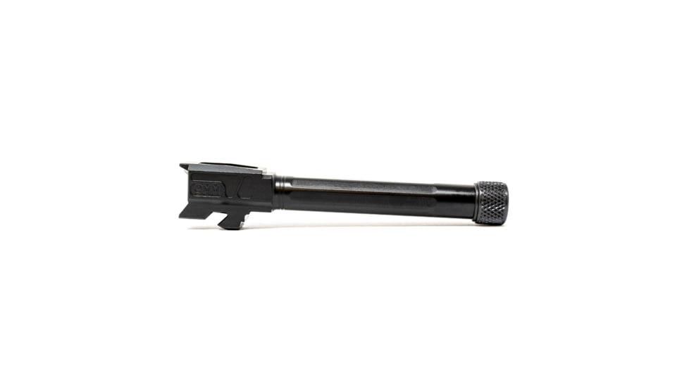 Faxon Firearms Match Straight Fluted Pistol Barrel, Glock, Glock 48, 9mm, 1-10 Twist, 1/2x28, Black, GB910N48SGQ-T