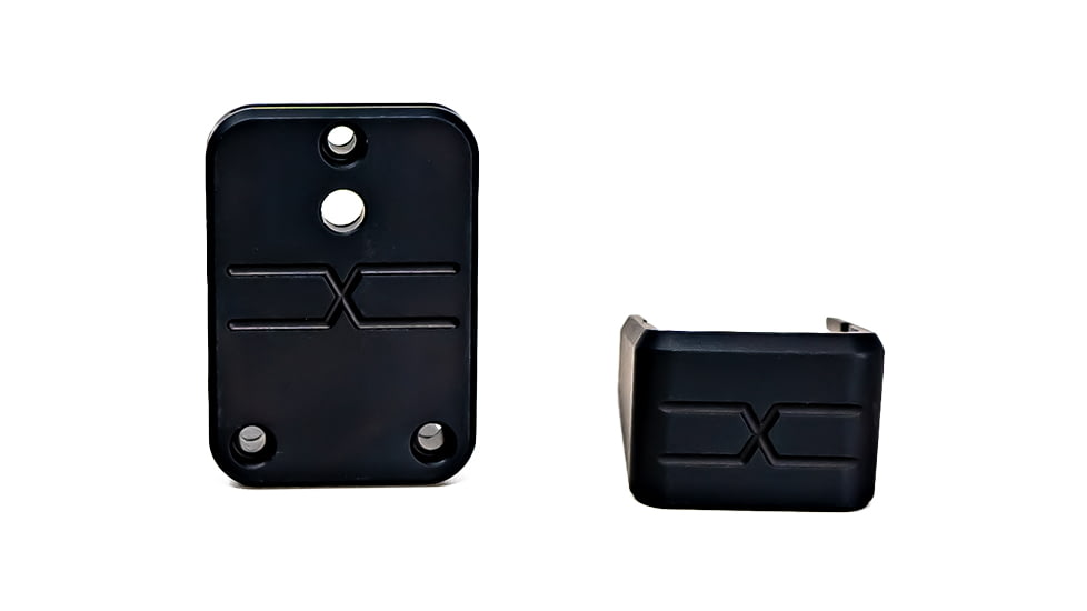 Faxon Firearms Modular Mag Extension, Glock 19, 9mm, 3-Round, Black, 816341026094-3RD
