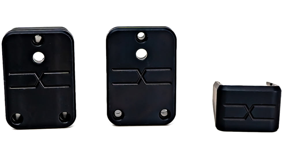 Faxon Firearms Modular Mag Extension, Glock 19, 9mm, Combo, Black, 816341026100-5RD