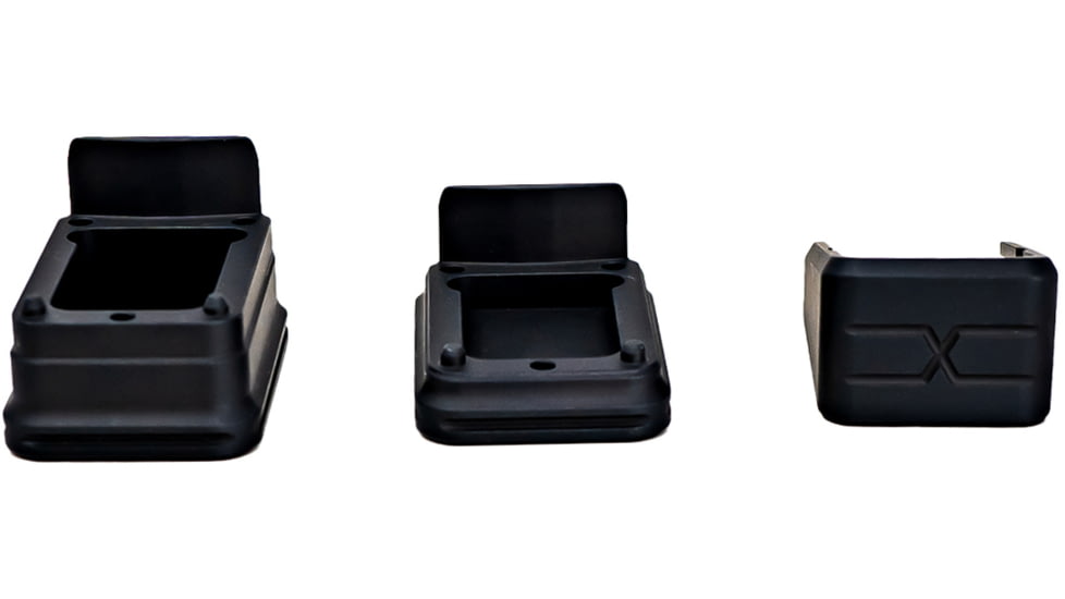 Faxon Firearms Modular Mag Extension, Glock 19, 9mm, Combo, Black, 816341026100-5RD