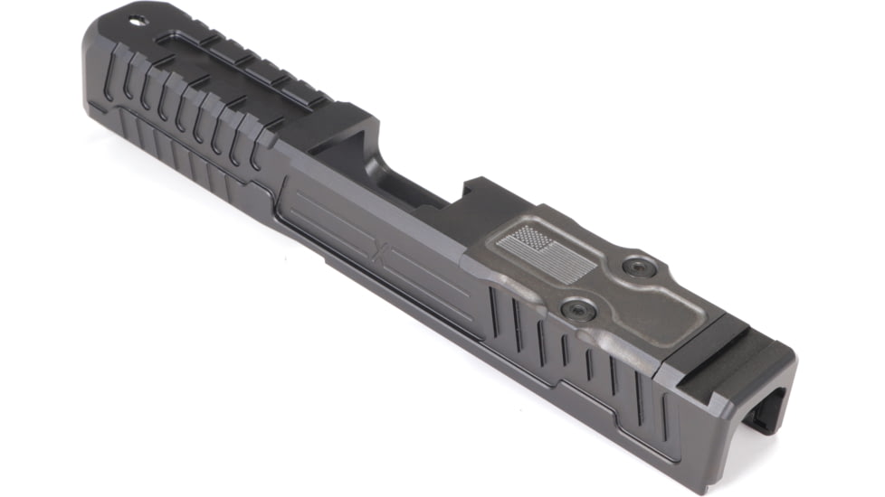 Faxon Firearms Patriot Glock 19 Compact 9mm Pistol Slide, Gen 3, RMR Cut, Black, G19BCPRMR-01