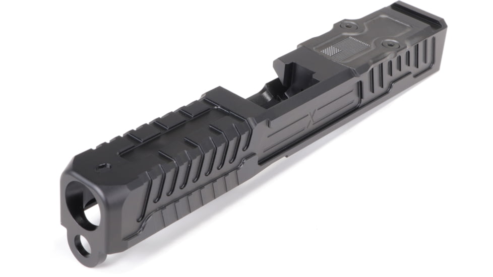 Faxon Firearms Patriot Glock 19 Compact 9mm Pistol Slide, Gen 3, RMR Cut, Black, G19BCPRMR-01