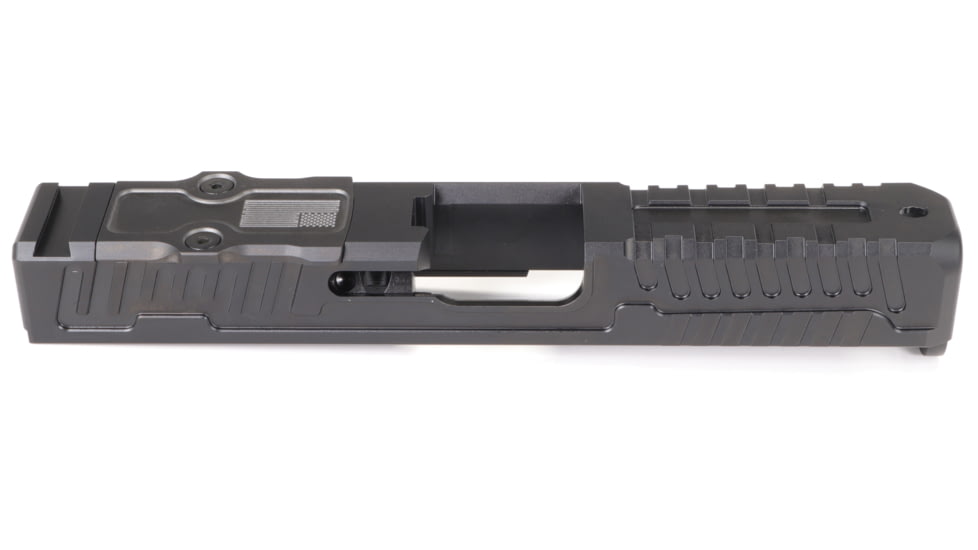 Faxon Firearms Patriot Glock 19 Compact 9mm Pistol Slide, Gen 3, RMR Cut, Black, G19BCPRMR-01