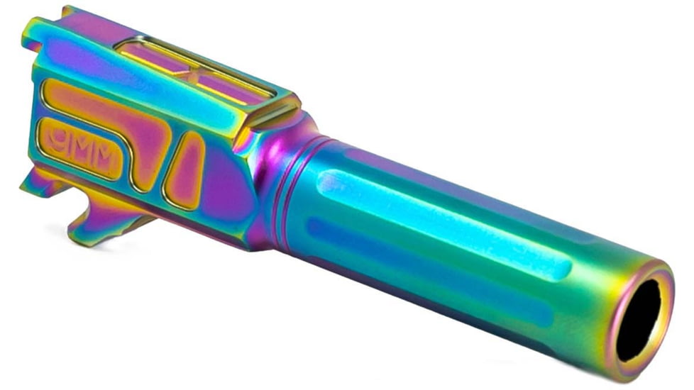 Faxon Firearms SIG Sauer P365 Non-Threaded Barrel, 9mm Caliber, 416-R Stainless Steel, Chameleon PVD, Multi, 365B910NFSOQ-N-NCR