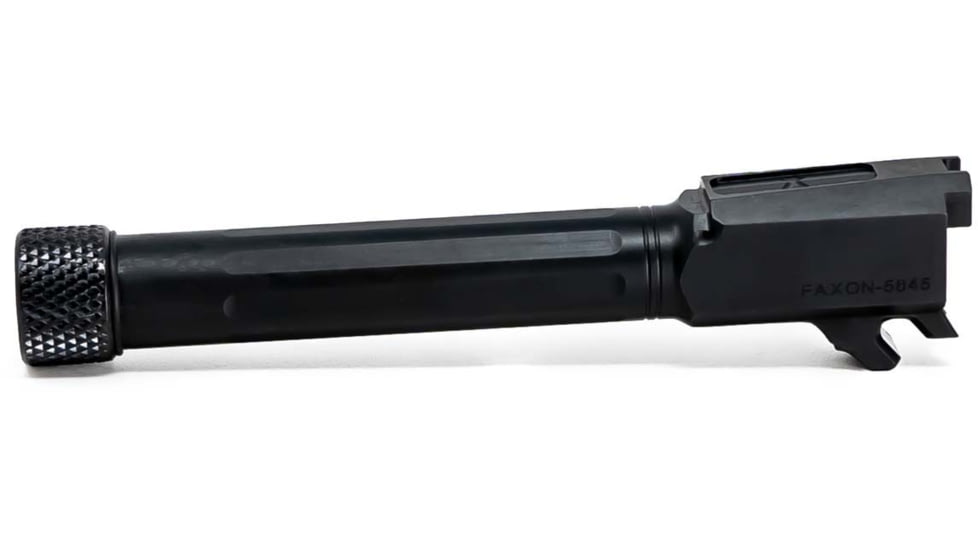 Faxon Firearms SIG Sauer P365 Threaded Barrel, 9mm Caliber, 416-R Stainless Steel, Nitride, Black, 365B910NFSOQ-T