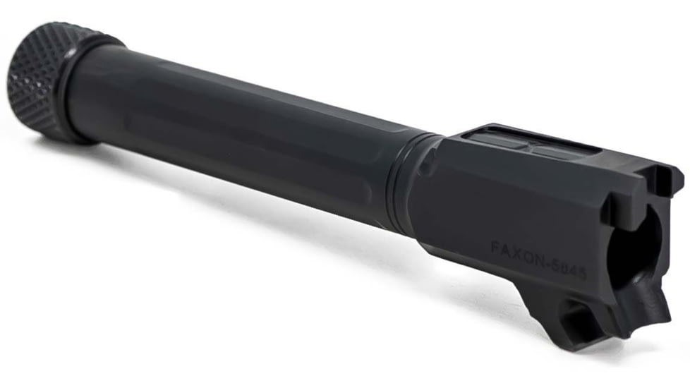 Faxon Firearms SIG Sauer P365 XL Threaded Barrel, 9mm Caliber, 416-R Stainless Steel, Nitride, Black, 365B910NXSOQ-T