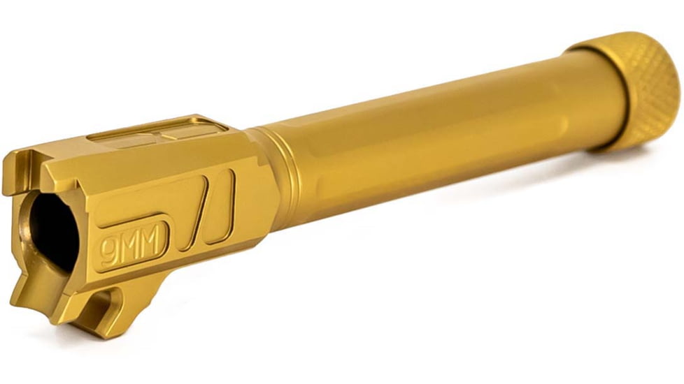 Faxon Firearms SIG Sauer P365 XL Threaded Barrel, 9mm Caliber, 416-R Stainless Steel, TiN PVD, Gold, 365B910NXSOQ-T-TIN