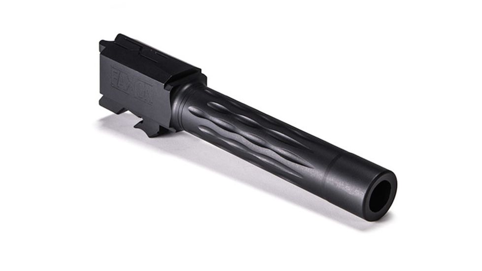 Faxon Firearms Match Series 9mm Luger, M&amp;P 2.0 Compact Non-Threaded Pistol Barrel, 4in, 1-10 Twist, Black, M&amp;PB910NC2LOQ-N