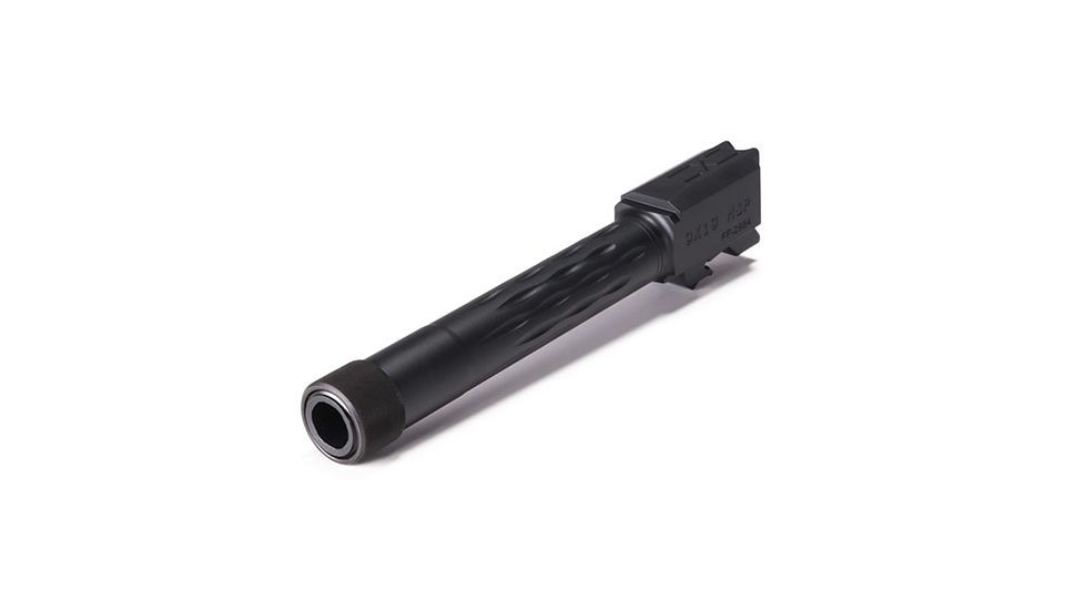 Faxon Firearms Smith &amp; Wesson M&amp;P 2.0 Compact Barrel, Flame Fluted, Threaded, 9mm, 1-10 Twist, 1/2x28, 416-R SS, Nitride, Chameleon, M&amp;PB910NC2LOQ-N-NCR, M&amp;PB910NC2LOQ-T