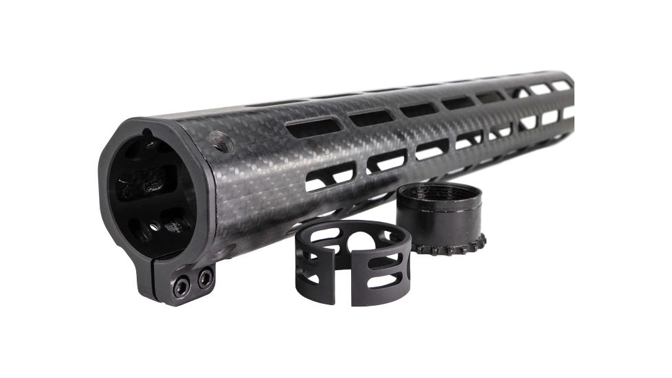 Faxon Firearms Streamline Gen2 Handguard, 10 inch, M-LOK, Aluminum, Black, FFHGMLOK10C1