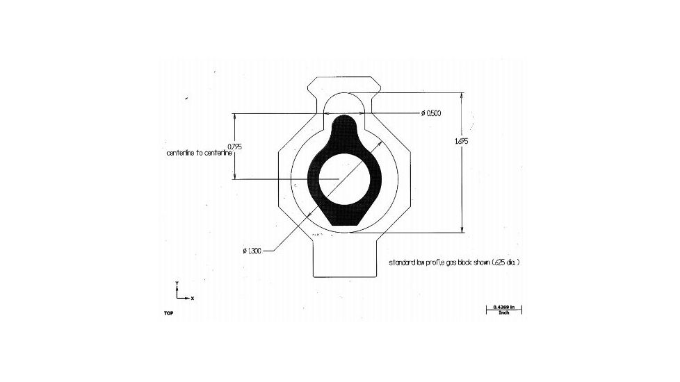 Faxon Streamline Carbon Fiber 15 in M-LOK Handguard, Aluminum, Anodized, FFHGMLOK15C1