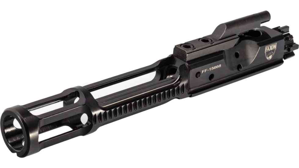 Faxon Firearms Superfinished 6.5 Grendel/ARC Bolt Carrier Group, Gunner Lightweight, Nitride, Black, FF65GBCGCNITRIDE-LW