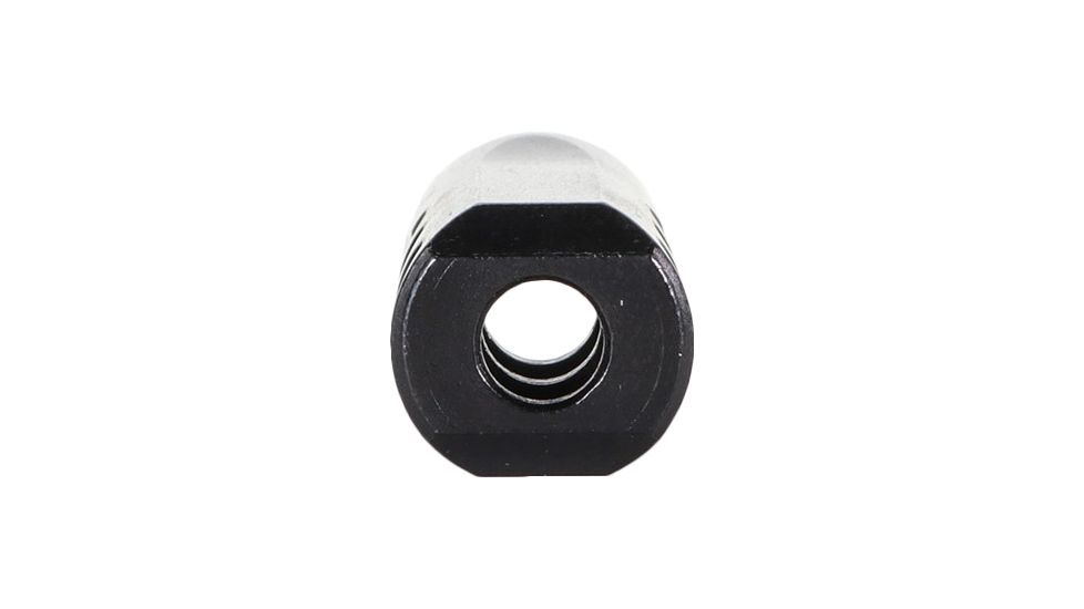 Faxon Firearms .620in Streamline 3 Port Muzzle Brake, Steel, QPQ Nitride, Black, Small, FFMD556S63PSQPQ