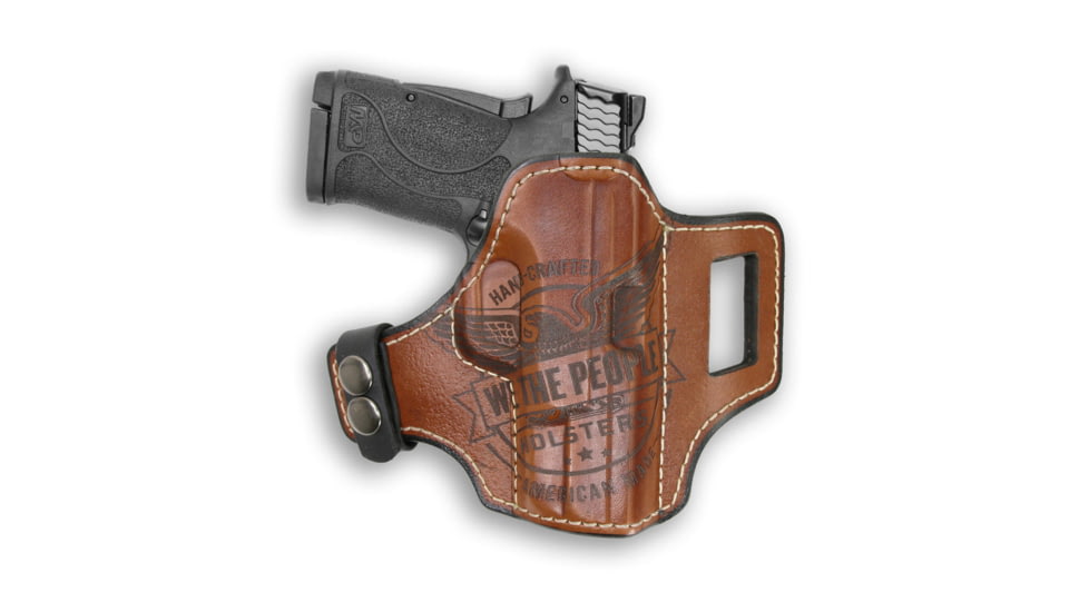 We the People Holsters Smith &amp; Wesson M&amp;P 9 Shield Ez Independence Leather Owb Holster C19DC0BE, 6823355744354