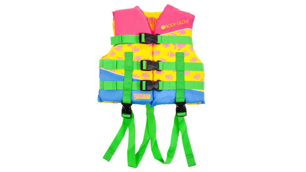 Body Glove Vision Type III Child Nylon USCGA PFD - Pink 801E03AD, Child, Pink, 18253C-PNK-CHILD