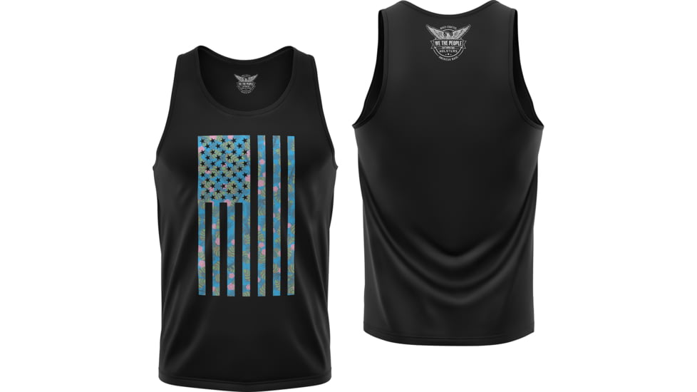 We the People Holsters Tropical American Flag Mens Tank Top 2C4EBB08, 6722825093218