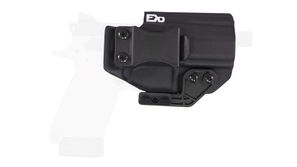 FDO Industries The Paladin IWB Kydex Holster for CZ P07 w/ claw and Optic Cut, Black, 2901