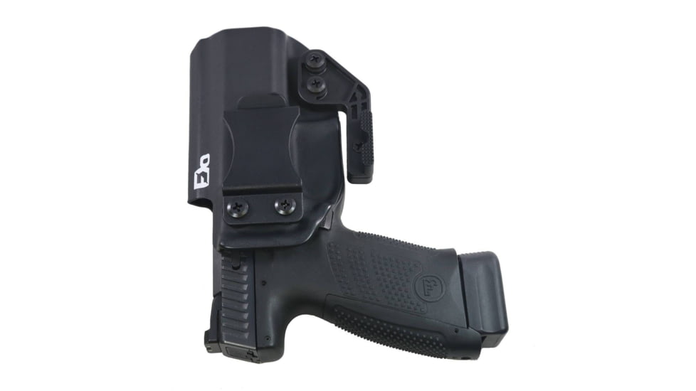 FDO Industries The Paladin IWB Kydex Holster for CZ P10 Compact w/ claw and Optic Cut, Black, 1874