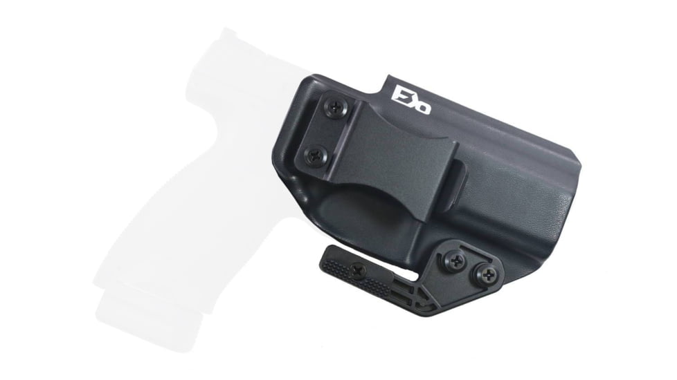 FDO Industries The Paladin IWB Kydex Holster for CZ P10 Compact w/ claw and Optic Cut, Black, 1874