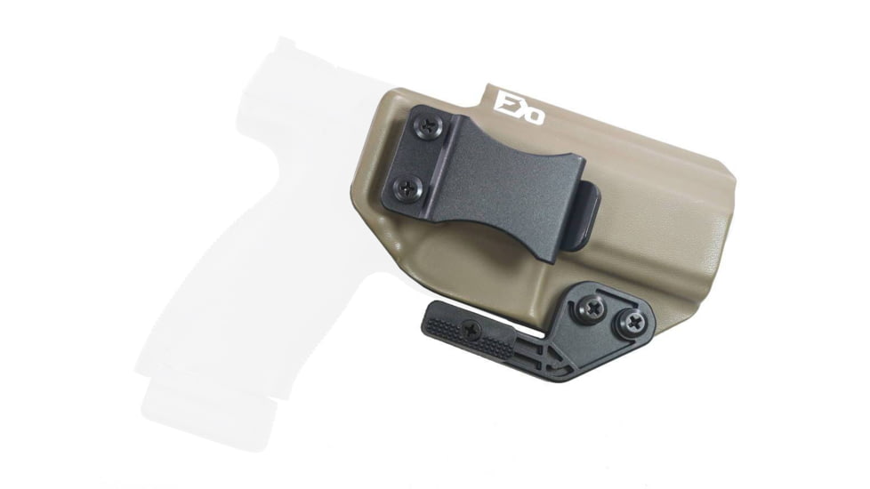 FDO Industries The Paladin IWB Kydex Holster for CZ P10 Compact w/ claw and Optic Cut, Flat Dark Earth, 1881