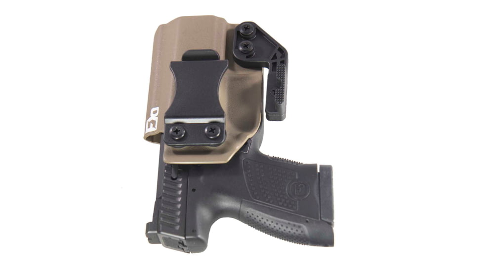 FDO Industries The Paladin IWB Kydex Holster for CZ P10s w/ claw and Optic Cut, Flat Dark Earth, 1447