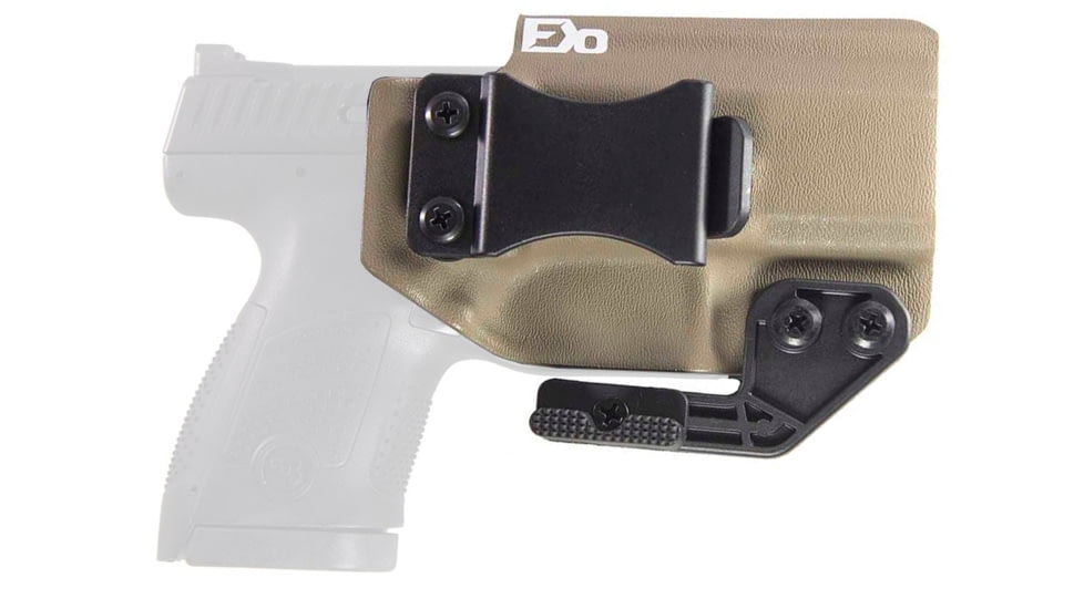 FDO Industries The Paladin IWB Kydex Holster for CZ P10s w/ claw and Optic Cut, Flat Dark Earth, 1447