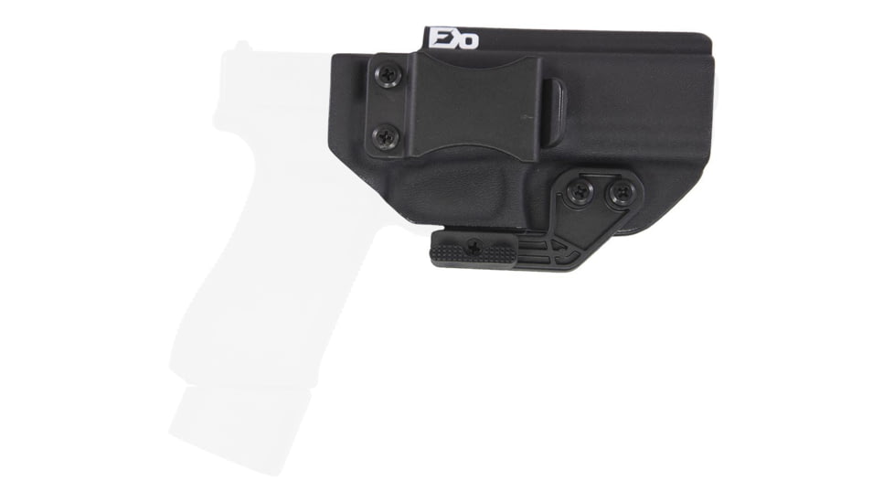 FDO Industries The Paladin IWB Kydex Holster for Glock 19/19X/32/45 w/ claw and Optic Cut, Black, 2628