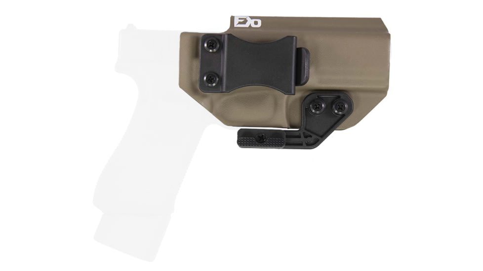 FDO Industries The Paladin IWB Kydex Holster for Glock 19/19X/32/45 w/ claw and Optic Cut, Flat Dark Earth, 2635