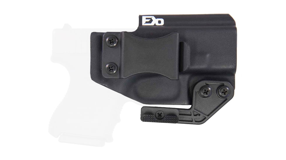FDO Industries The Paladin IWB Kydex Holster for Glock 26/27 w/ claw and Optic Cut, Black, 2963