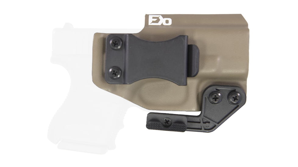FDO Industries The Paladin IWB Kydex Holster for Glock 26/27 w/ claw and Optic Cut, Flat Dark Earth, 2970