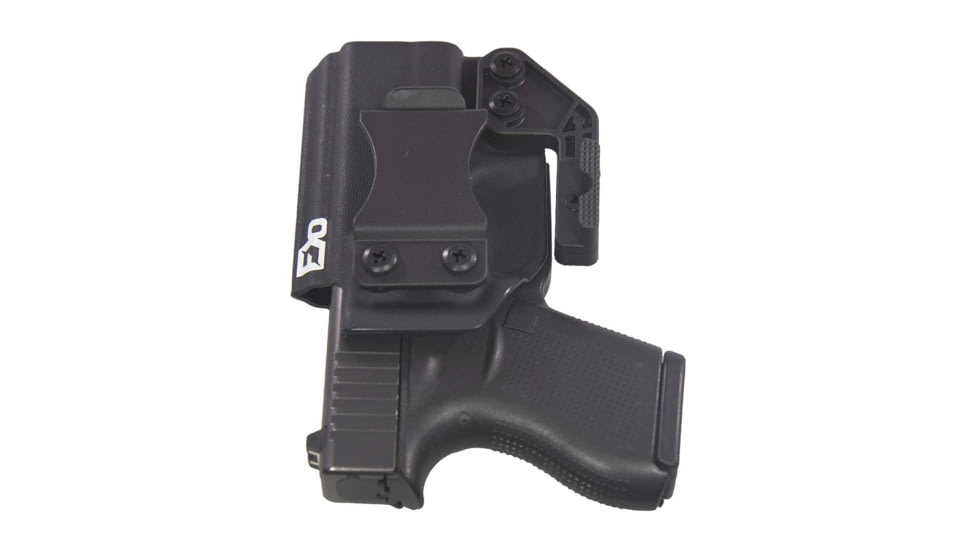 FDO Industries The Paladin IWB Kydex Holster for Glock 43/X/MOS w/ claw and Optic Cut, Black, 2642