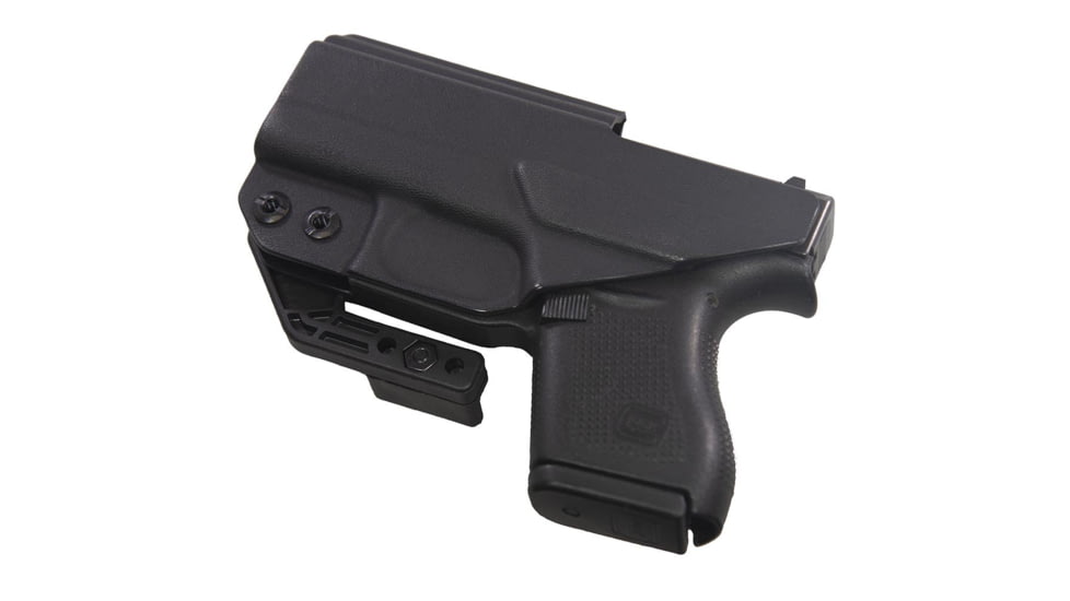 FDO Industries The Paladin IWB Kydex Holster for Glock 43/X/MOS w/ claw and Optic Cut, Black, 2642