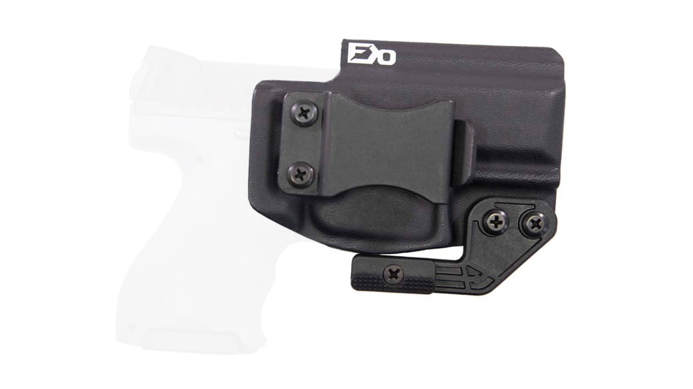 FDO Industries The Paladin IWB Kydex Holster for H&amp;K VP9sk w/ claw and Optic Cut, Black, 3021
