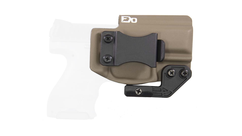 FDO Industries The Paladin IWB Kydex Holster for H&amp;K VP9sk w/ claw and Optic Cut, Flat Dark Earth, 3038