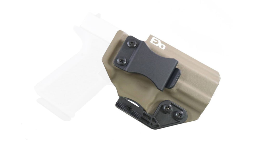 FDO Industries The Paladin IWB Kydex Holster for Polymer 80 PF940C w/ claw and Optic Cut, Flat Dark Earth, 1584