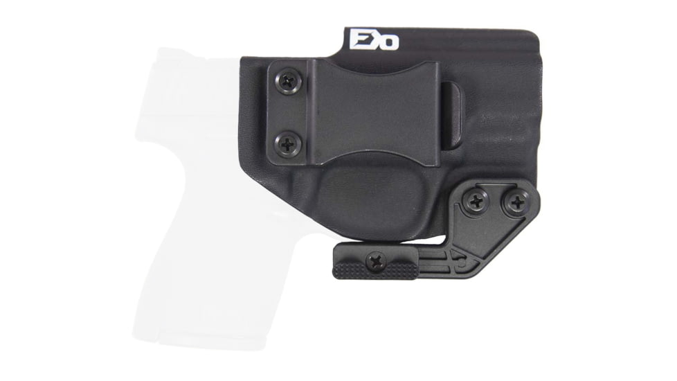 FDO Industries The Paladin IWB Kydex Holster for S&amp;W MP Shield 1.0/2.0/Plus w/ claw and Optic Cut, Black, 3069