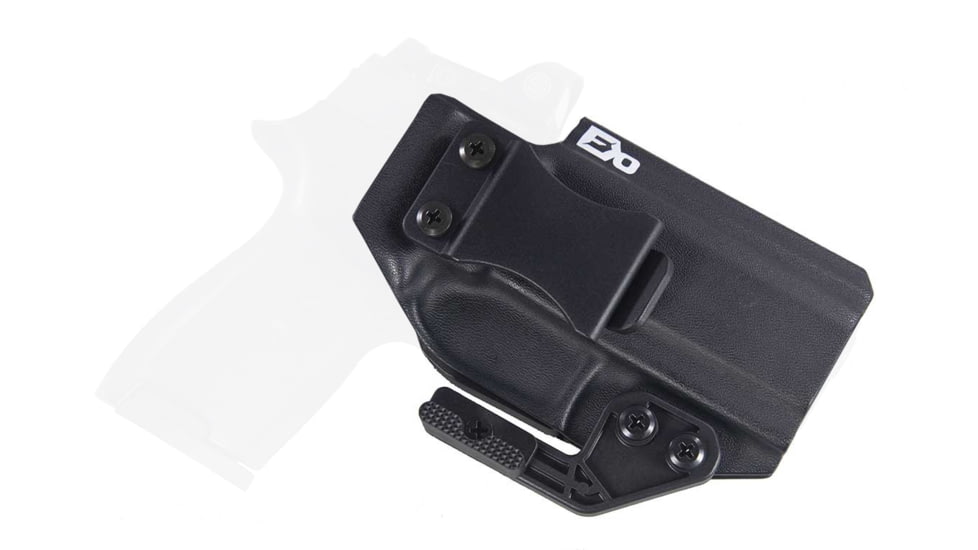 FDO Industries The Paladin IWB Kydex Holster for Sig P320 Compact w/ claw and Optic Cut, Black, 3045