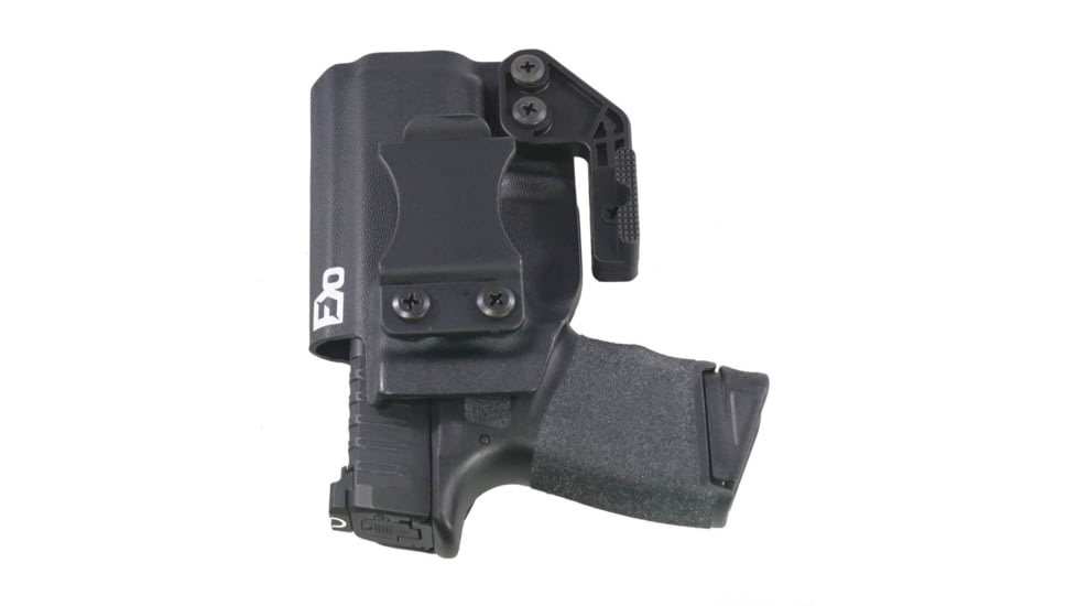 FDO Industries The Paladin IWB Kydex Holster for Springfield Hellcat w/ claw and Optic Cut, Black, 2321