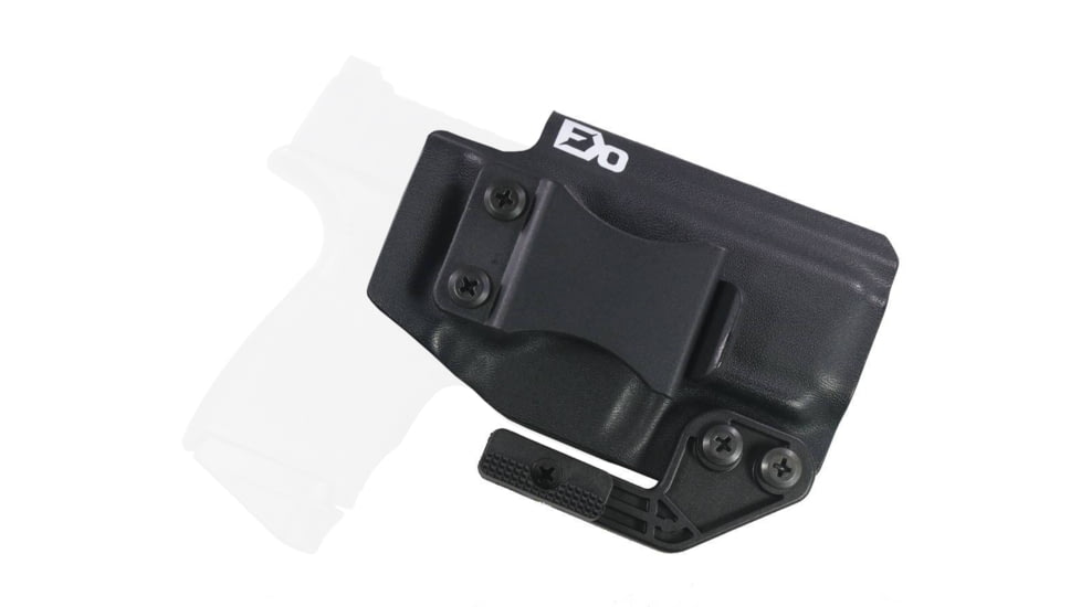 FDO Industries The Paladin IWB Kydex Holster for Springfield Hellcat w/ claw and Optic Cut, Black, 2321