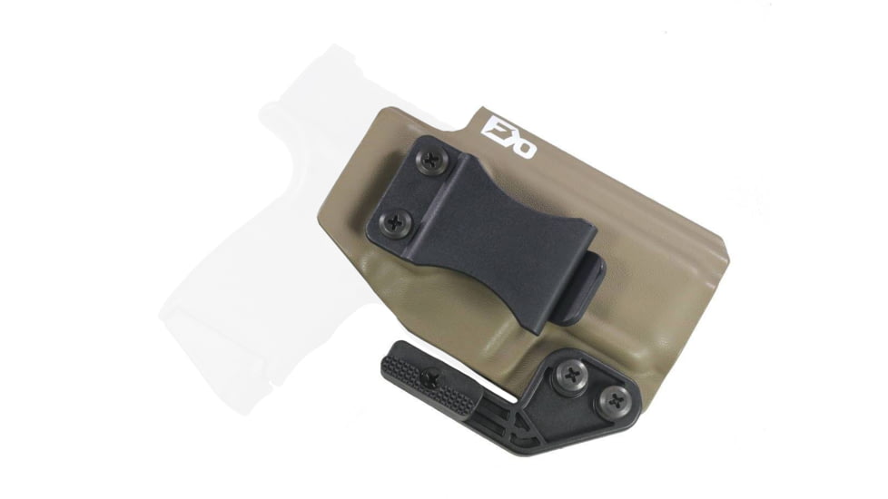FDO Industries The Paladin IWB Kydex Holster for Springfield Hellcat w/ claw and Optic Cut, Flat Dark Earth, 2338