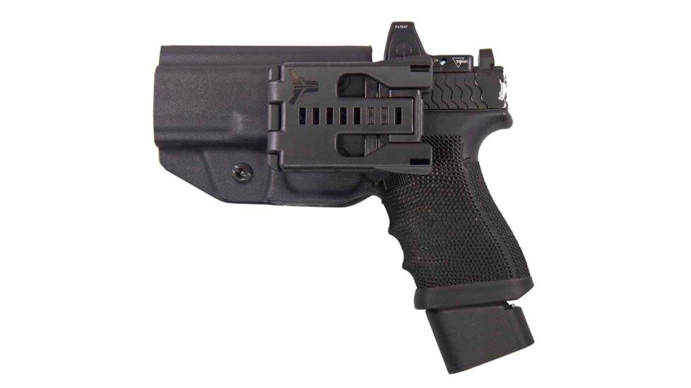 FDO Industries The Prodigy OWB Kydex Holster for Glock 17/22/31 w/Teklock and Optic cut, Black, 3342