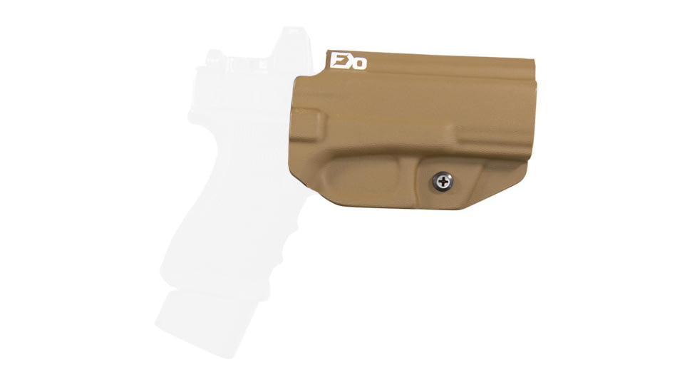 FDO Industries The Prodigy OWB Kydex Holster for Glock 19/19X/32/45 w/Teklock and Optic cut, Coyote, 3373