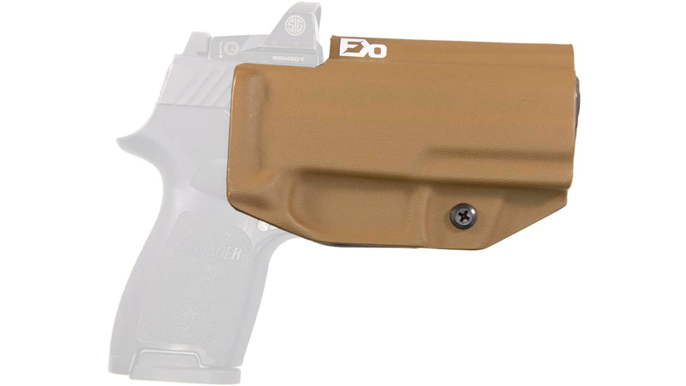 FDO Industries The Prodigy OWB Kydex Holster for Sig P320 Compact w/Teklock and Optic cut, Coyote, 3397