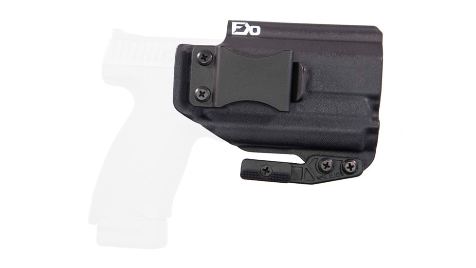 FDO Industries The Pyre Lightbearing IWB Kydex Holster for CZ P10c w/Olight Baldr Mini w/claw and Optic cut, Black, 3120