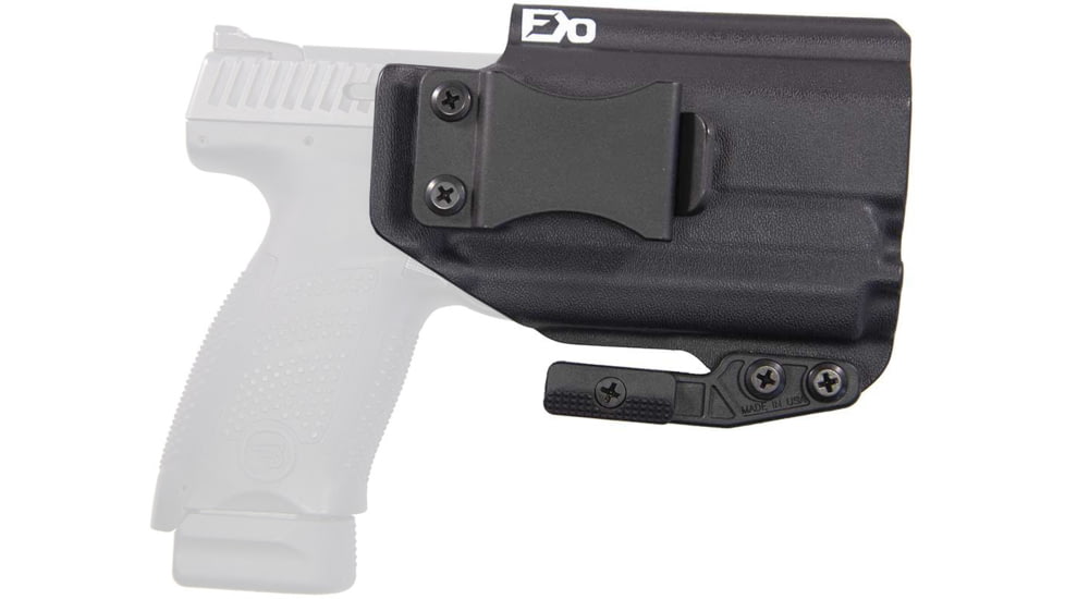 FDO Industries The Pyre Lightbearing IWB Kydex Holster for CZ P10S w/Olight PL-Mini 2 w/claw and Optic cut, Black, 2451